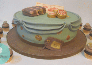 Elegant Travel Specialty Cake