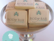 Body Bar Logo Cookies, sugar cookies