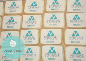 Meridian Logo Shortbread Cookies, meridian southwest mortgage alliance