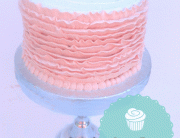 sweet, strawberry shortcake, ruffle cake