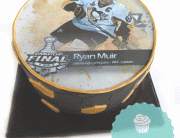 Sidney Crosby Cake, Edible Image Cake, Edible Printing Vancouver, Cakes for men, men's birthday cake, black and gold cake
