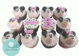 vancouver cupcakes, mickey mouse cupcakes, minnie mouse cupcakes,
